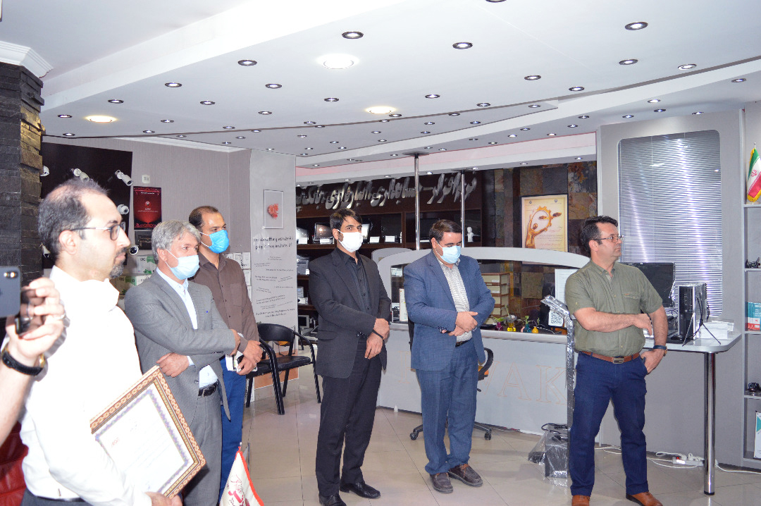 بازدید رییس هیأت عالی نظارت وزارت صمت از شرکت پژواک و تقدیر از اعضای شرکت