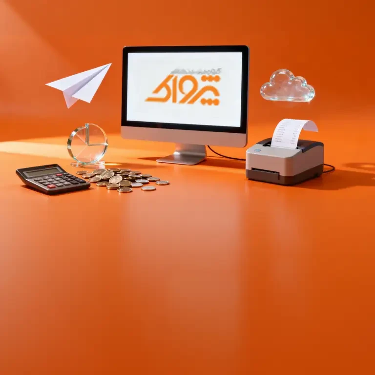 Mountain landscape with sunset